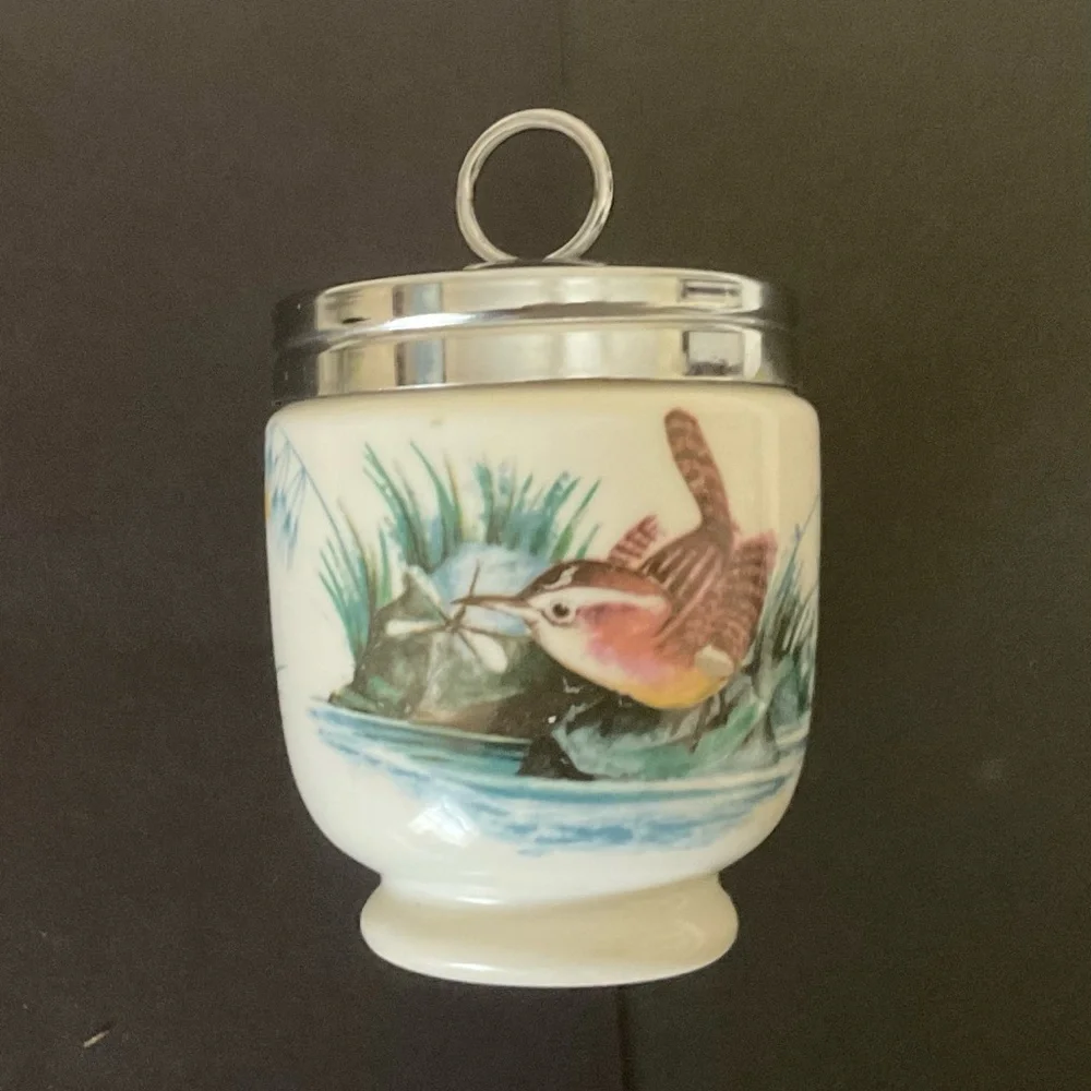 Royal Worcester Egg Coddler Bird Design